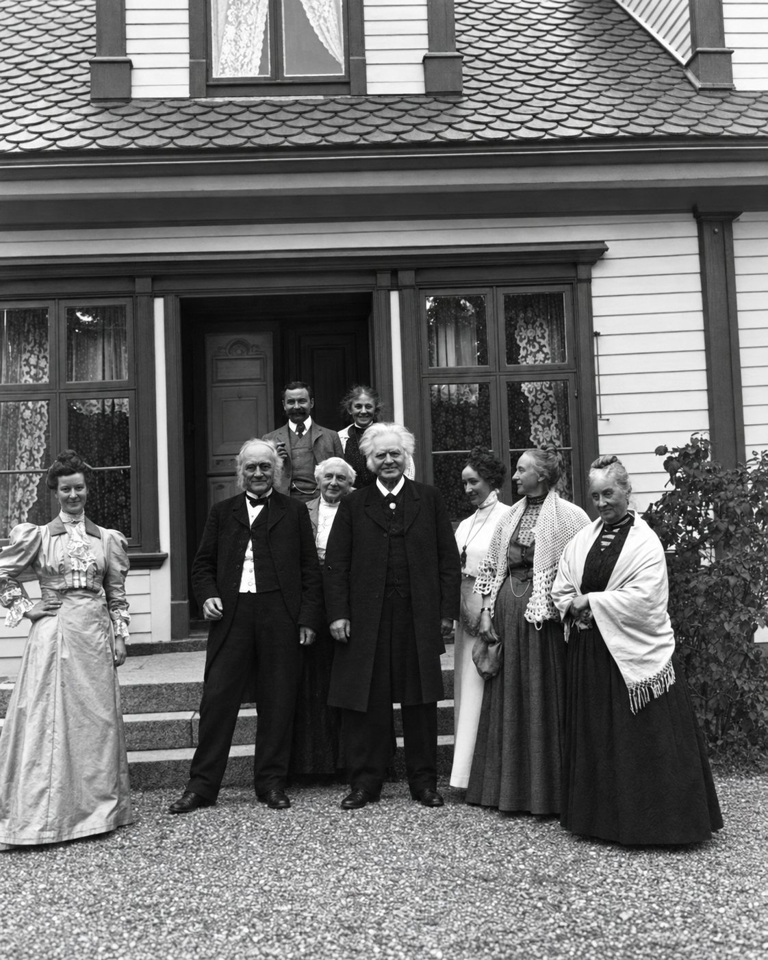 Bjørnstjerne Bjørnson på besøk på Grefsheim