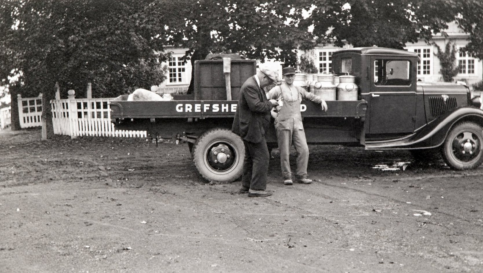 The farm's Ford V8 lorry