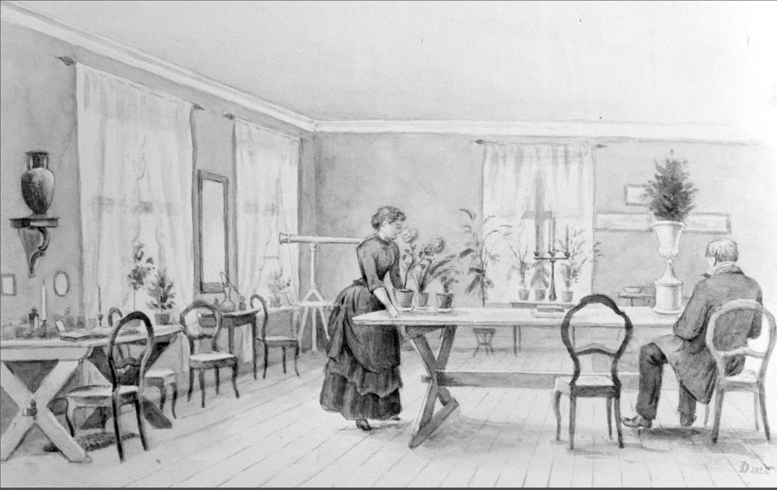 The drawing room